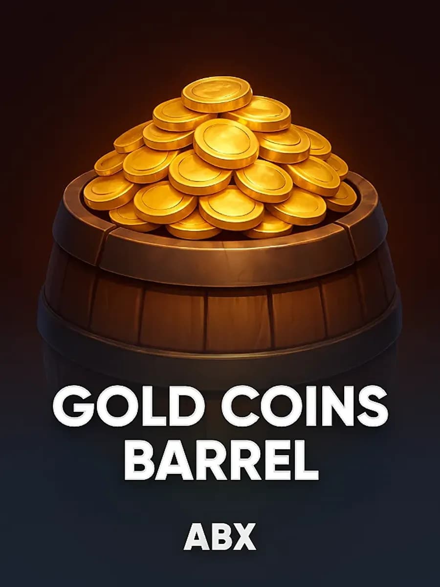 Gold Coins Barrel