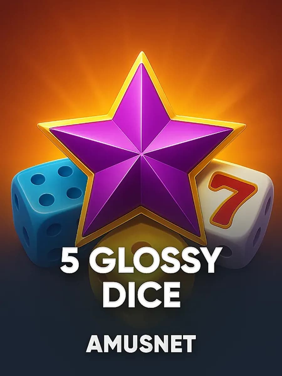 5 Glossy Dice