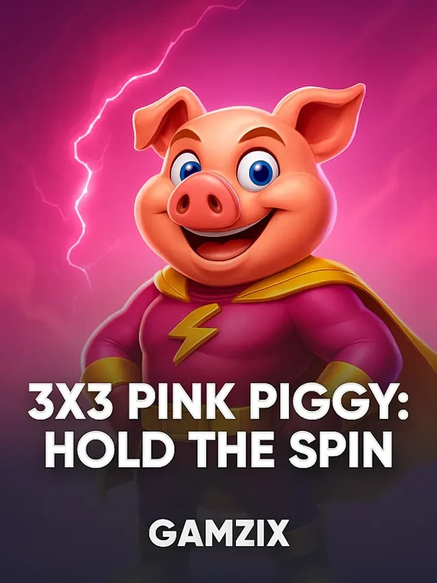 3x3 Pink Piggy: Hold The Spin