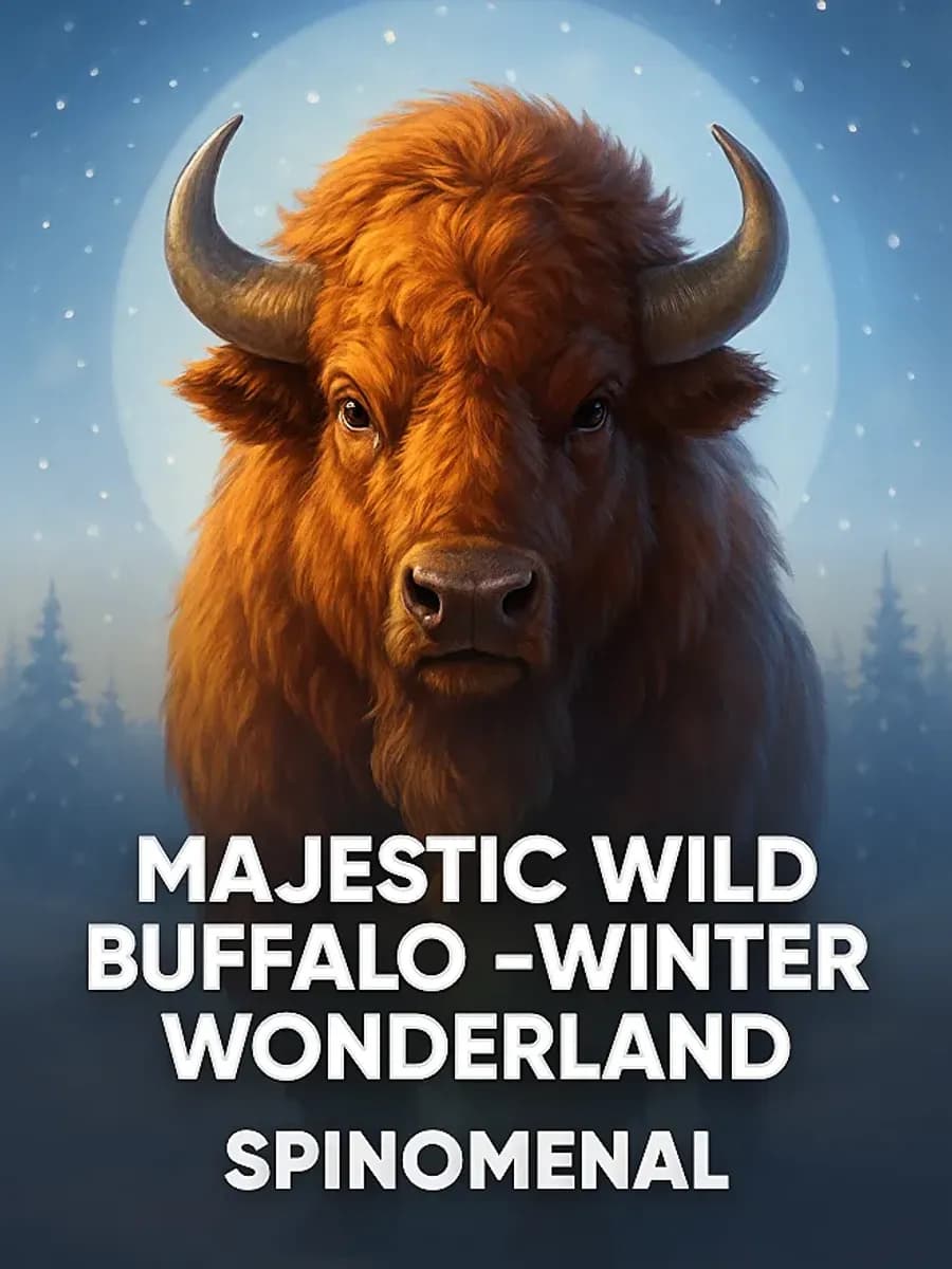 Majestic Wild Buffalo -Winter Wonderland