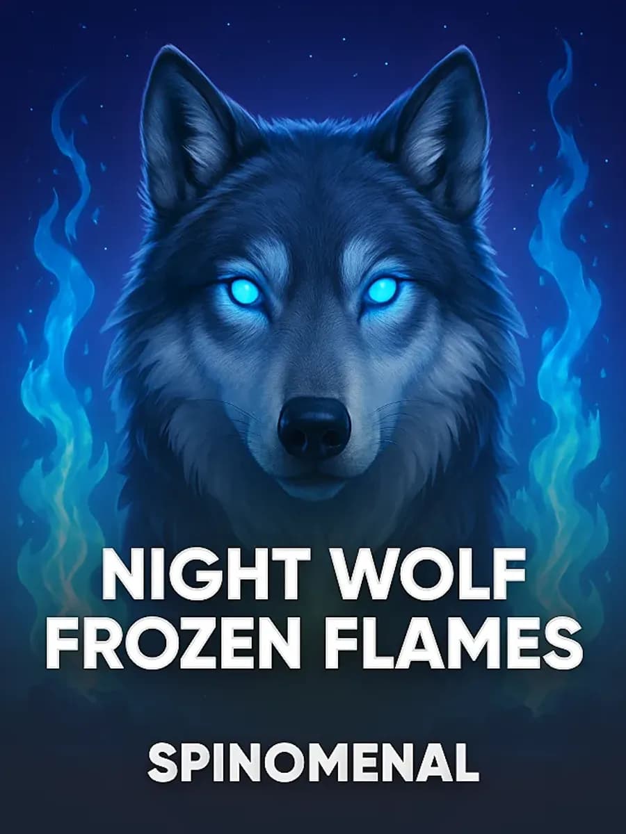 Night Wolf Frozen Flames