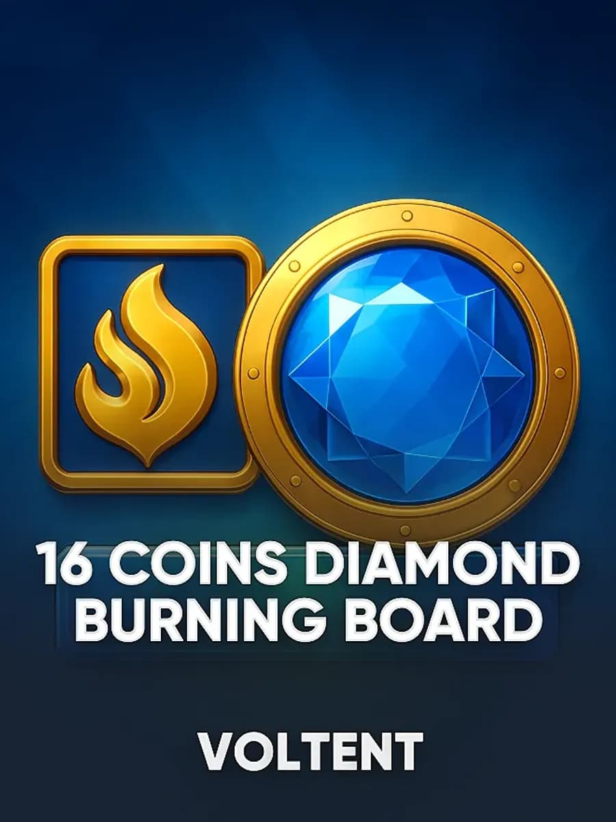 16 Coins Diamond Burning Board
