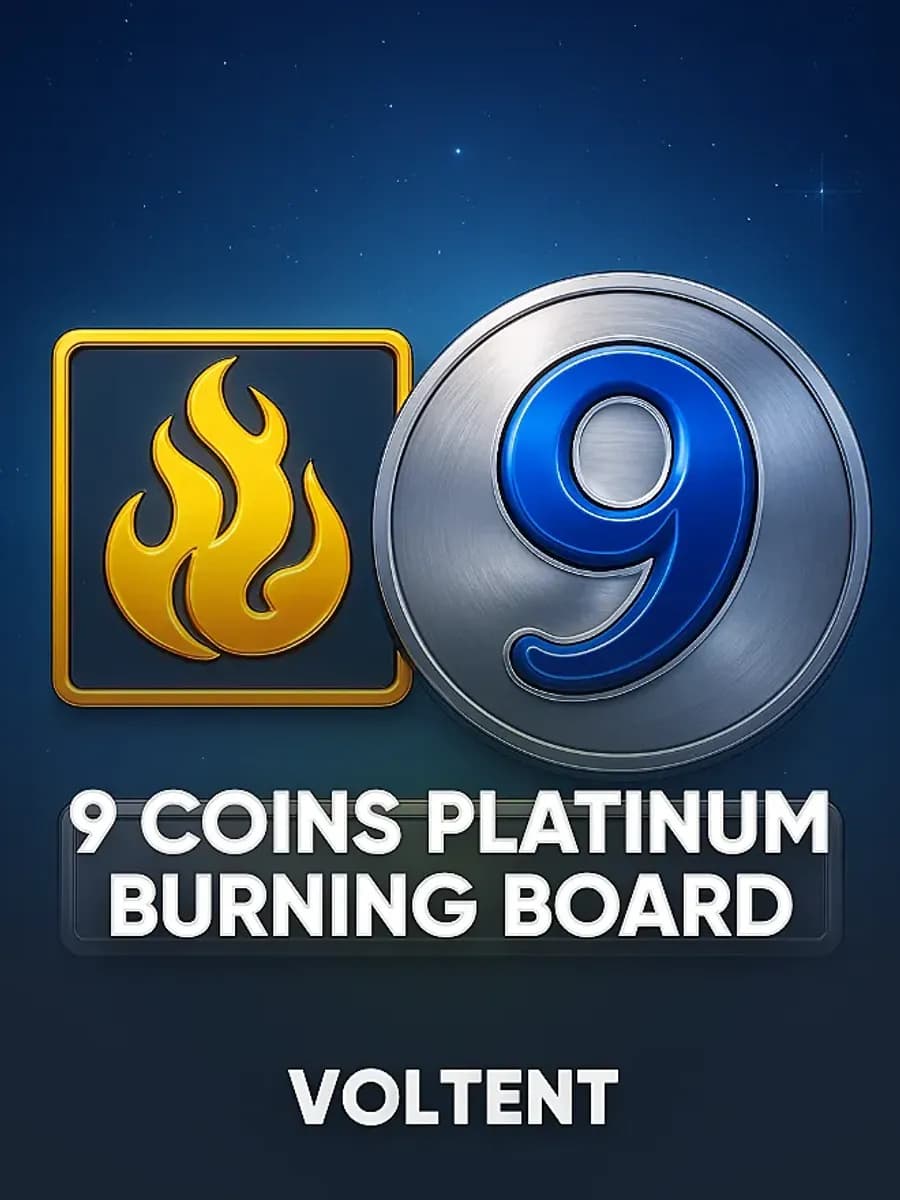 9 Coins Platinum Burning Board