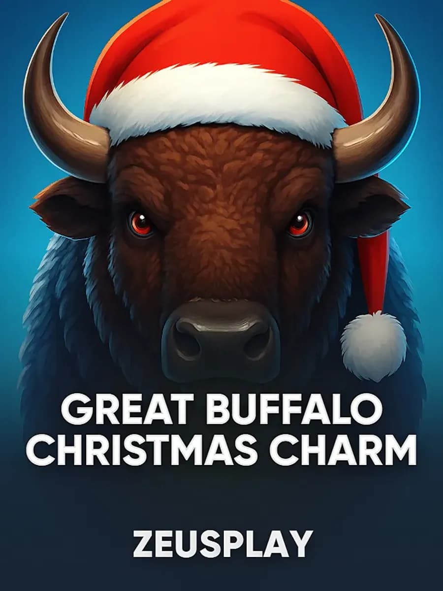 Great Buffalo Christmas Charm